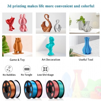 silk rainbow  PLA filament