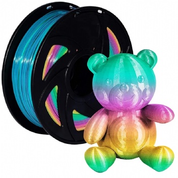 1kg Rainbow Silk PLA 1.75 mm 3D Printer Filament